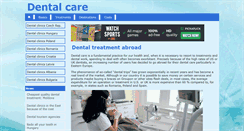 Desktop Screenshot of dental-abroad.com